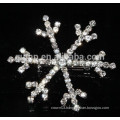 rhinestone snowflake brooch